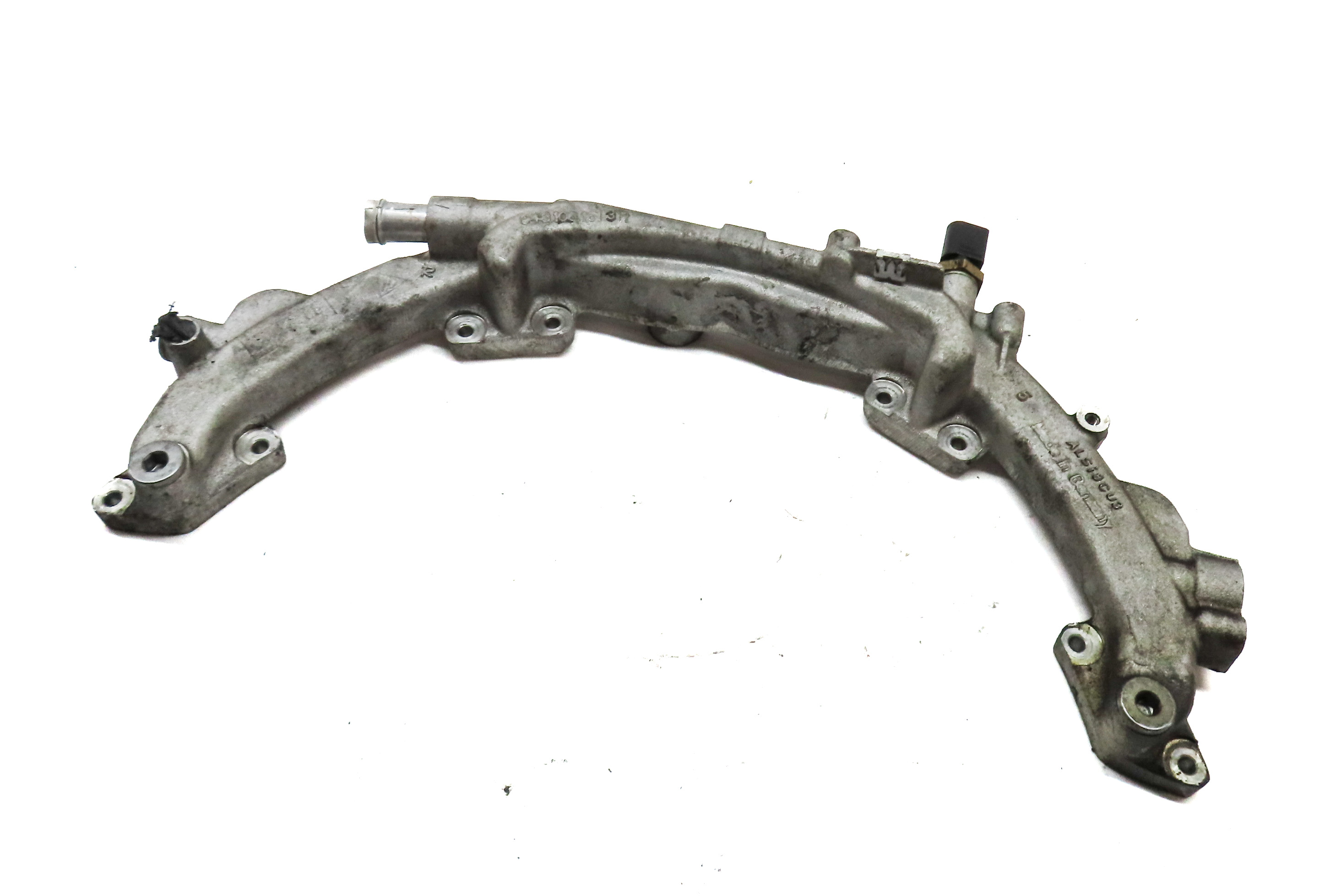 2009 PORSCHE CAYENNE (957) 4.8L ENGINE COOLANT CROSSOVER PIPE TUBE — exact item pictured